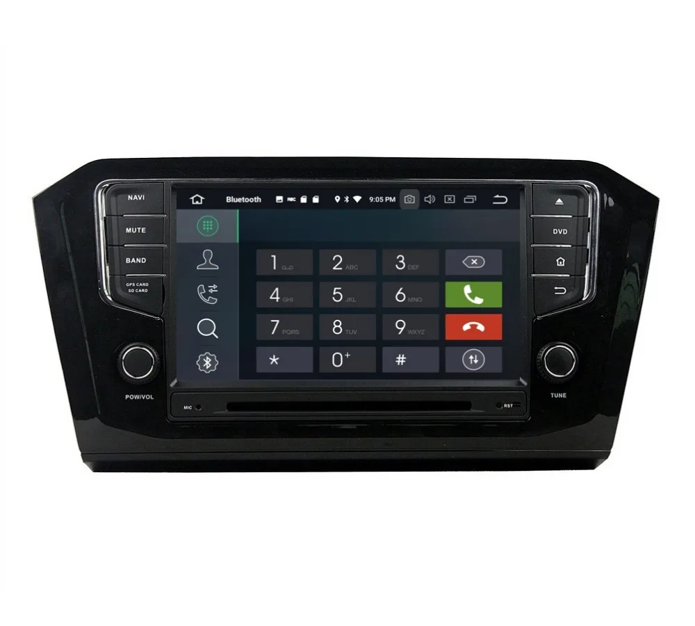 Clearance 4GB+32GB Octa Core Android 8.0 Car Audio DVD Player for VW Volkswagen PASSAT 2015 2016 Car Radio GPS Bluetooth WIFI Mirror-link 7