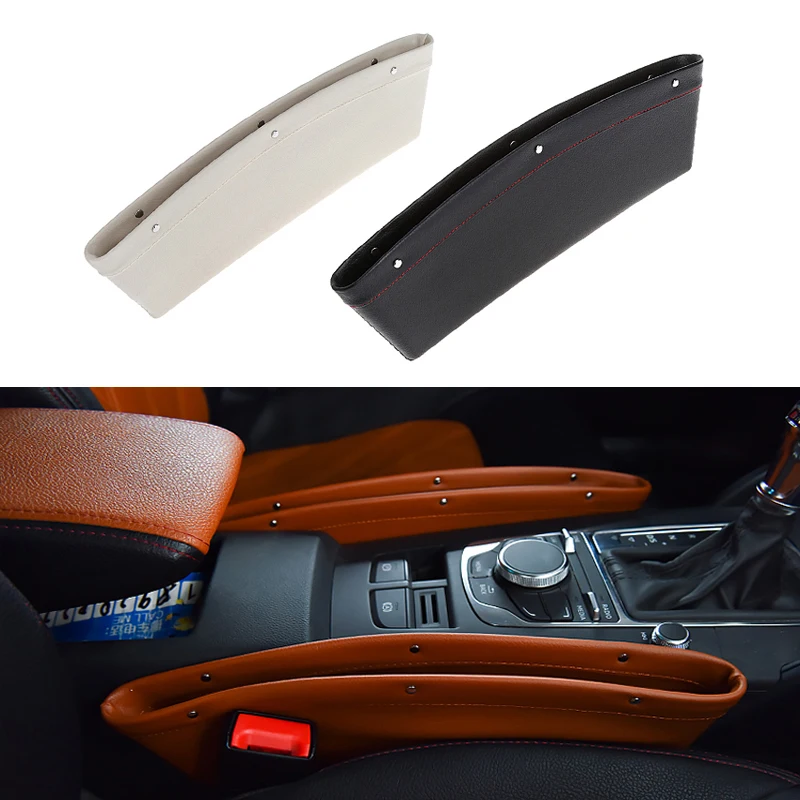 

Car Organizer Slit Gap Pocket Storage Bag Box For Ford Focus 2 1 Fiesta Mondeo 4 3 Transit Fusion Kuga Ranger Mustang KA S-max