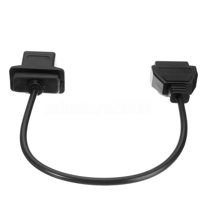 JX-LCLYL 6 Pin OBD To OBD2 Connector Adapter Cable Wire For Chrysler Jeep Dodge