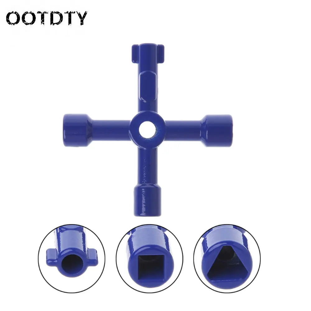 New Multifuntion 4 In 1 Cross Switch Key Wrench Universal Square