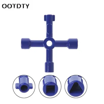 

New Multifuntion 4 In 1 Cross Switch Key Wrench Universal Square Triangle Screwdriver Dls HOmeful