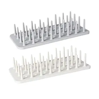 

2 Pcs Dish Rack Simple Plastic Multifunctional Cups Stand Display Holder for Kitchen