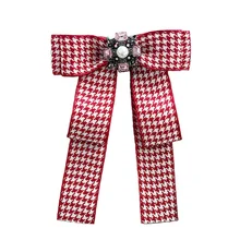 Корейский с галстуком-бабочкой Хаундстут Алмазный парфюм на подвеске сладкий темперамент воротник цветок колье Брошь Шпилька модная женская бижутерия