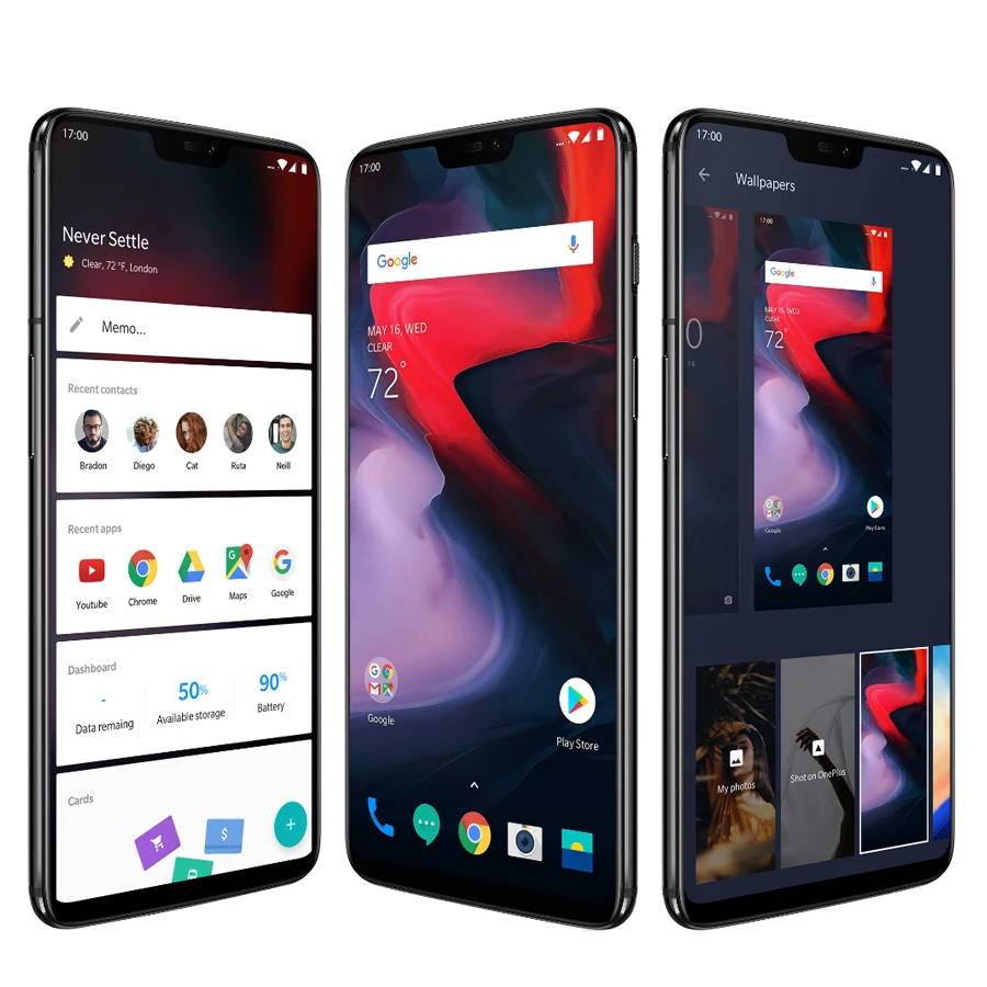 Мобильный телефон Oneplus 6 A6000, 4G LTE, 6,28 дюймов, 8 ГБ ОЗУ, 128 Гб ПЗУ, восьмиядерный смартфон Snapdragon 845, сканер отпечатков пальцев, Android