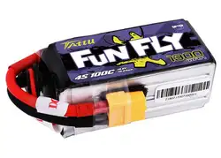 ACE FunFly 1300 мАч 4S1P 100C lipo батарея geshi весело fly flyfun1300 для модели RC Дроны с видом от первого лица