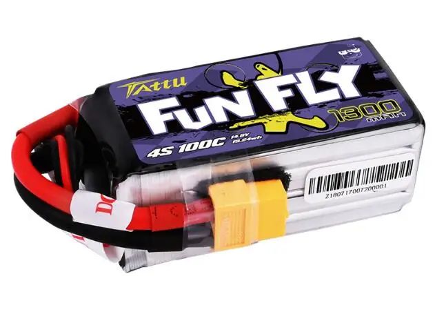 

ACE FunFly 1300mAh 4S1P 100C lipo battery geshi fun fly flyfun1300 mah for RC models FPV drones