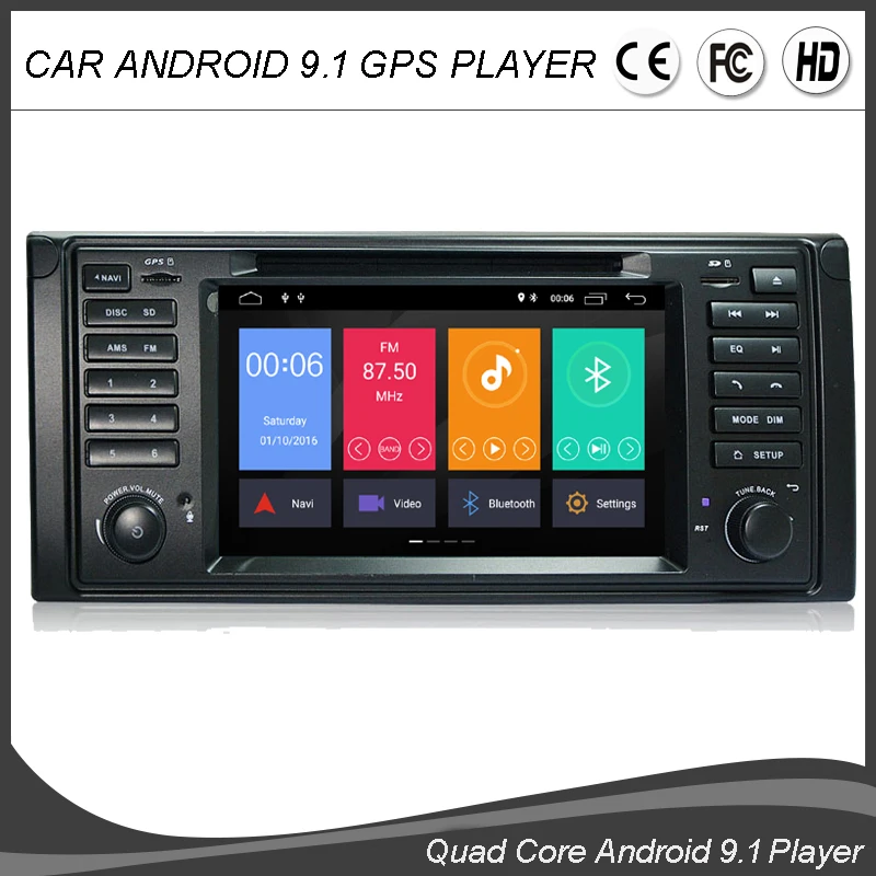 1 Din Android 9.0 Quad Core Car DVD GPS Player For BMW E39 E53 X5 Vehicle Navigation Auto Radio WIFI Mirror Link Head Unit DAB+ 1 Din Android 9.0 Quad Core Car DVD GPS Player For BMW E39 E53 X5 Vehicle Navigation Auto Radio WIFI Mirror Link Head Unit DAB+