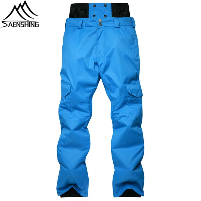 New Snowboard Pants Men Winter Snow Ski High Waist Pants Waterproof