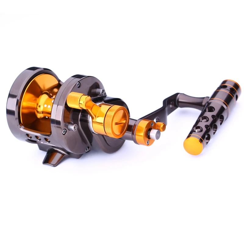 “ Carretel de Pesca de Longo He10000 Surf Casting Roda Girando