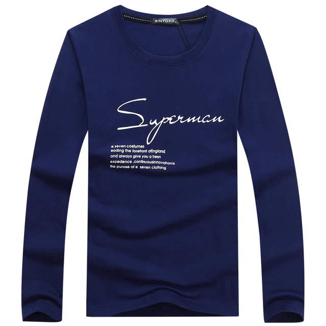 BINYUXD Hot sale New Spring Summer Brand Clothing Men fashion Clothes T Shirt Long Sleeve T-Shirts Mens Casual T Shirts - Image 2