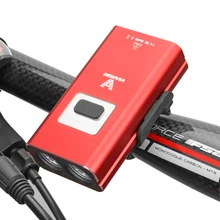 Водонепроницаемый велосипедный фонарь USB передний с 2 светодиодами перезаряжаемая батарея велосипедный фонарь велосипедный Фонарик Аксессуары для горных велосипедов