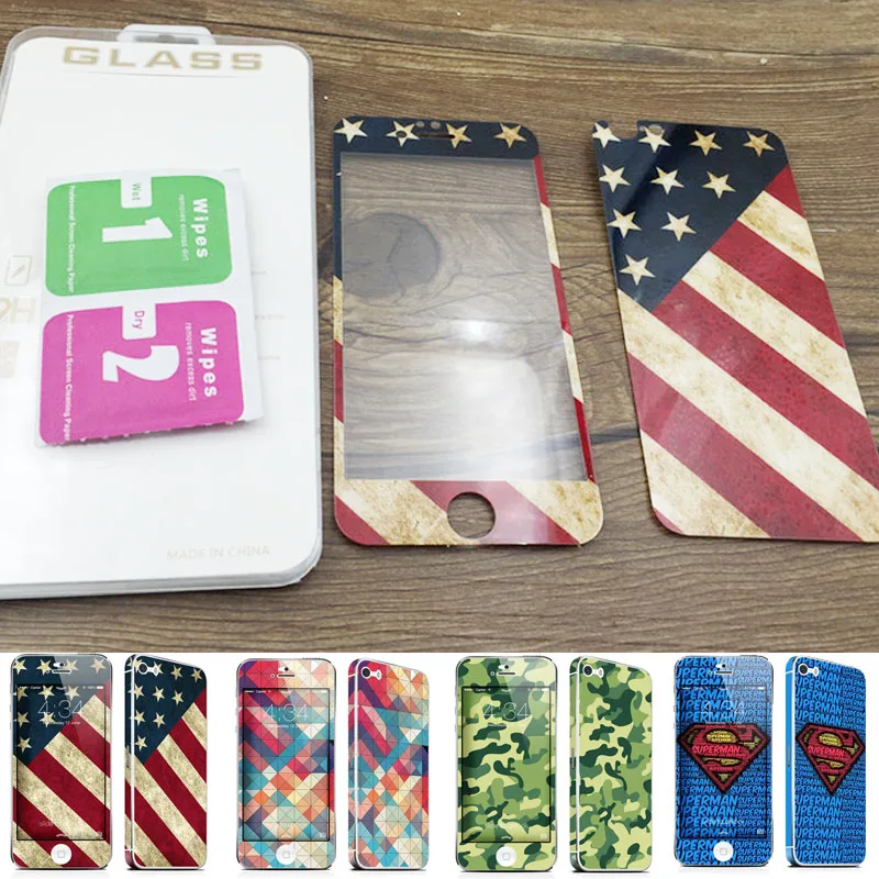 

Mirror Effect Tempered Glass Front Back Screen Protector Case Cover for iPhone 8 7 6 6s Plus SE 5 5s Phone Cases mickey mouse
