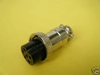 

6 Pin Radio Power Vintage Microphone Connector 50PCS