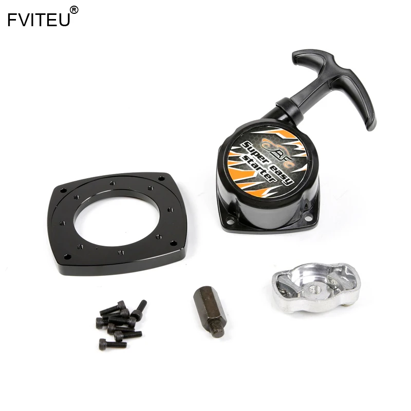 

FVITEU New Super easy pull starter set for 23cc 26cc 29cc 30.5cc Engine Zenoah CY for 1/5 HPI Rovan KM Baja 5B 5T 5SC