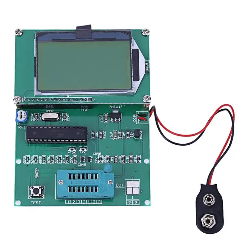 

GM328 Electronic Component Test Transistor Tester Capacitance Meter LCD Display Measurement Signal Generator Component Test