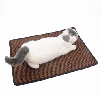 

Natural Sisal Cat Tree Scratcher Pad Bed Board Lounger Scratch Post Mat Toy for Play House Tower Climbing Furniture Pet Product