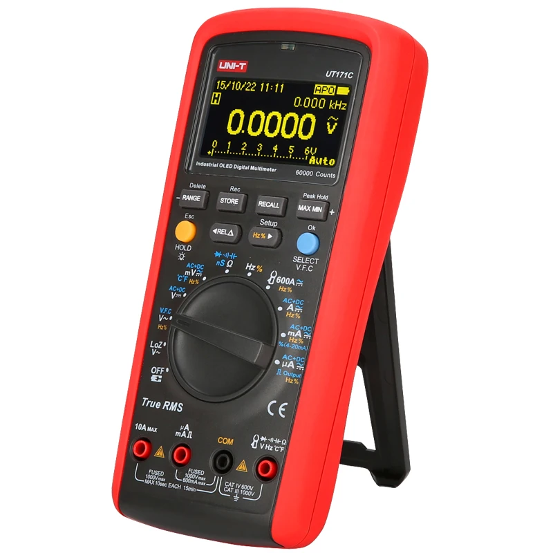 UNI T UT171C/UT171B/UT171A Промышленный Цифровой мультиметр True RMS USB/Bluetooth связь/LoZ