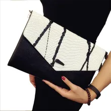 Модные женские сумки-мессенджеры дамская сумочка-Конверт Сумка клатчи с цепочкой Кожаный Клатч Сумочка