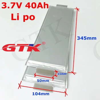 

GTK 1pcs li po 3.7v 40ah Power battery 3.7V 40AH polymer battery electric vehicle battery inverter power supply rate battery