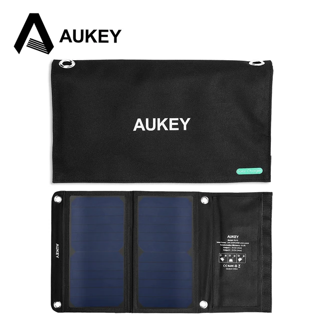 chargeur solaire aukey