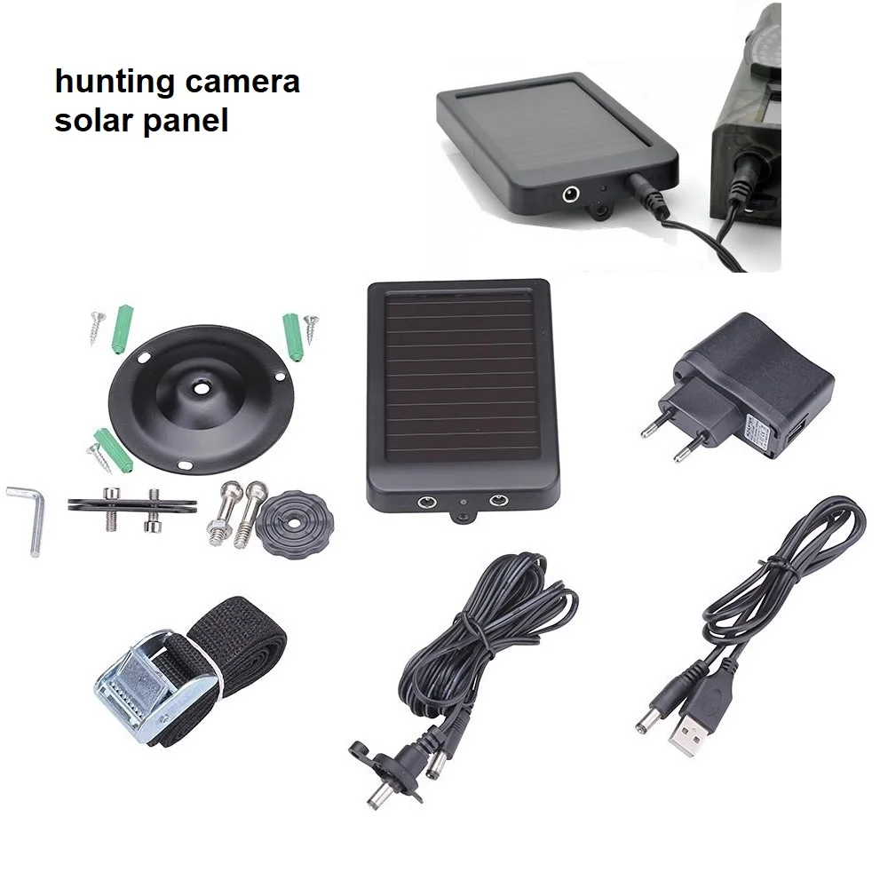 

HC300M HC300A HC550M External Solar Powered Panel Charger for photo traps digital hunting camera Battery solar panels charger