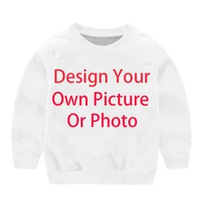 YOJULY Создайте свой собственный дизайн клиента Аниме/фото/звезда/вы хотите/певец шаблон/DIY Детский свитер 3D печать Сублимация Modis