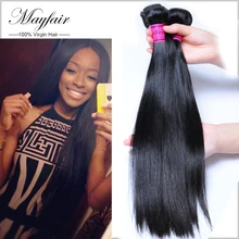 Mink Brazilian Virgin Hair Straight 4Bundles Deals Unprocessed Virgin Brazilian Straight Hair Extension 8A Remy Human Hair Weave