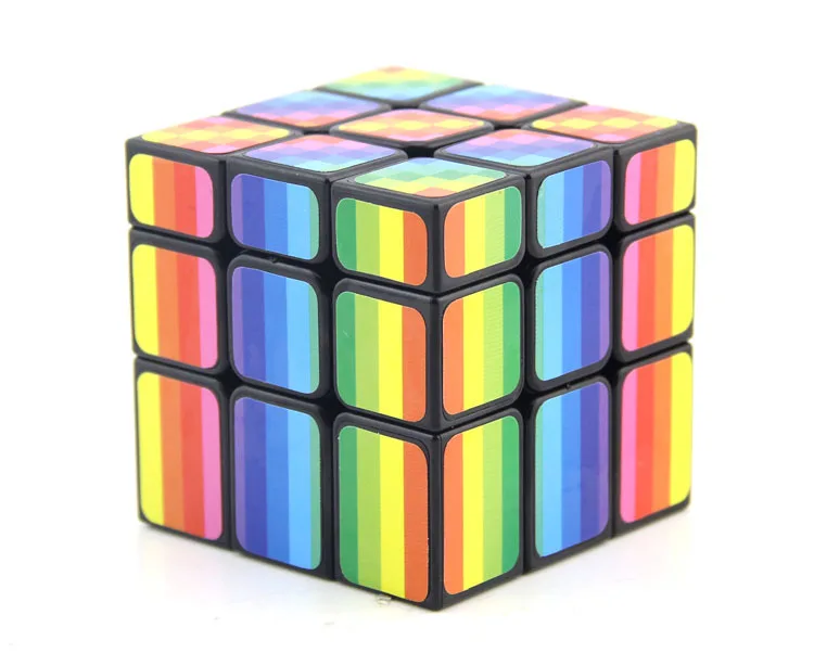 FANXIN Радуга зеркало 3x3x3 Magic Cube Скорость Головоломка Куб профессионального образования гладкость игрушки подарки 57 мм