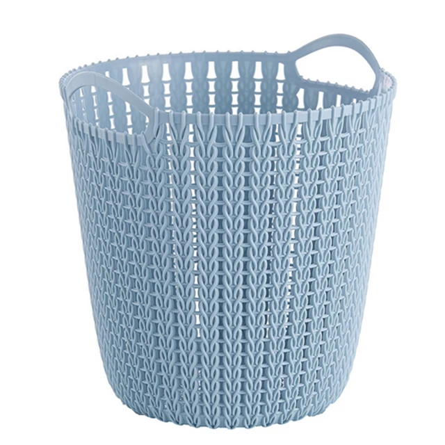 Hips Hollowed Out Knitting Laundry Storage Basket Toy Organizer Hips Hollowed Out Knitting Laundry Storage Basket Toy Organizer Bin Home Organization Clothing Baskets