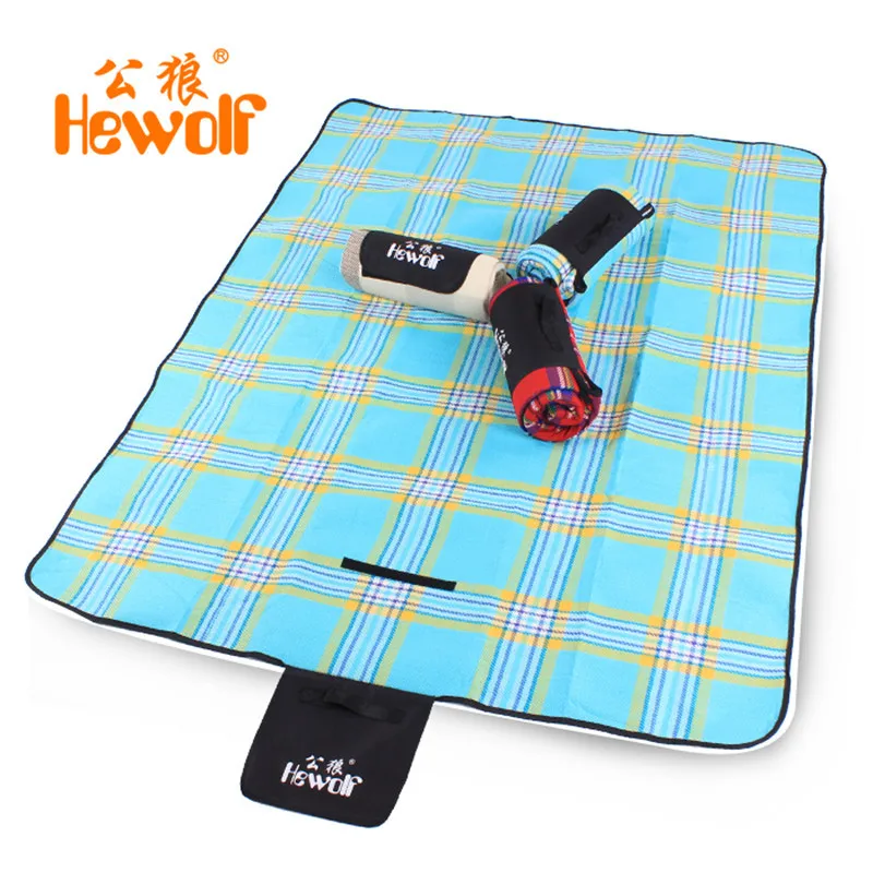 Hewolf Cashmere Picnic Mat waterproof Aluminum Film Tent Sleeping Pad Foldable Beach Camping mat blanket Cushion 195*150cm Hewolf Cashmere Picnic Mat waterproof Aluminum Film Tent Sleeping Pad Foldable Beach Camping mat blanket Cushion 195*150cm