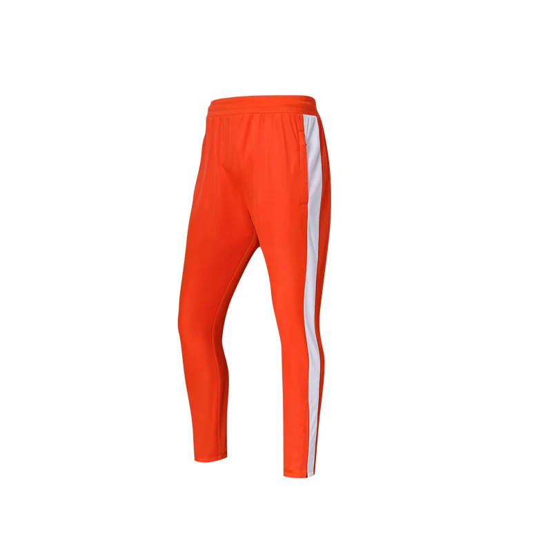 Shinestone, новинка, Осень-зима, для взрослых, мужской спортивный костюм, наборы, полная молния, детские футбольные комплекты, мужские спортивные костюмы, повседневная спортивная одежда для бега - Цвет: 8703 Orange Pants