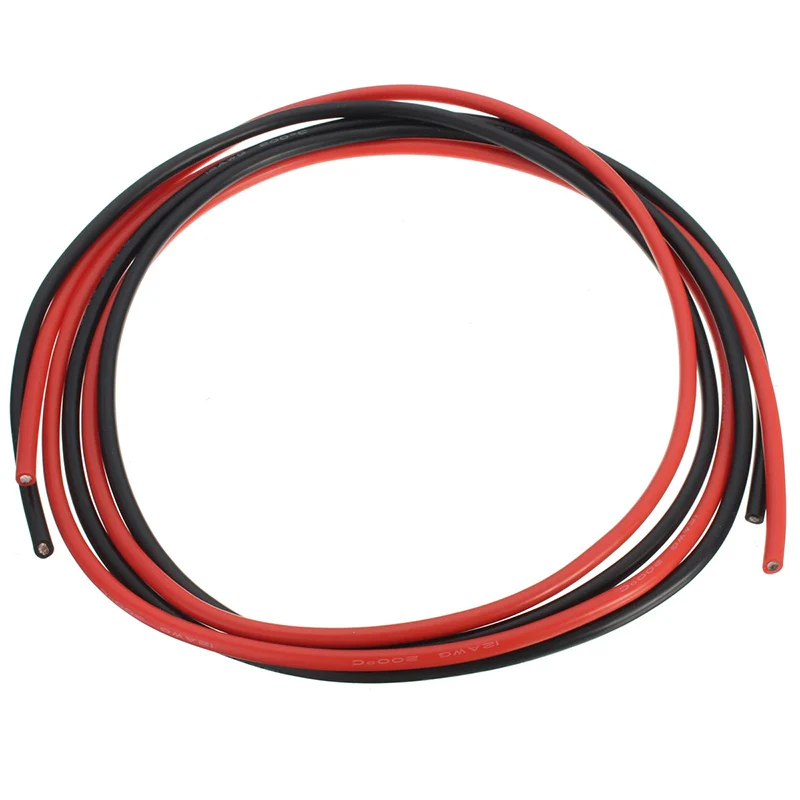 High Quality 12 Gauge AWG 3Meter Silicone Wire Flexible Stranded Copper Cables For RC Circuit New High Quality 12 Gauge AWG 3Meter Silicone Wire Flexible Stranded Copper Cables For RC Circuit New