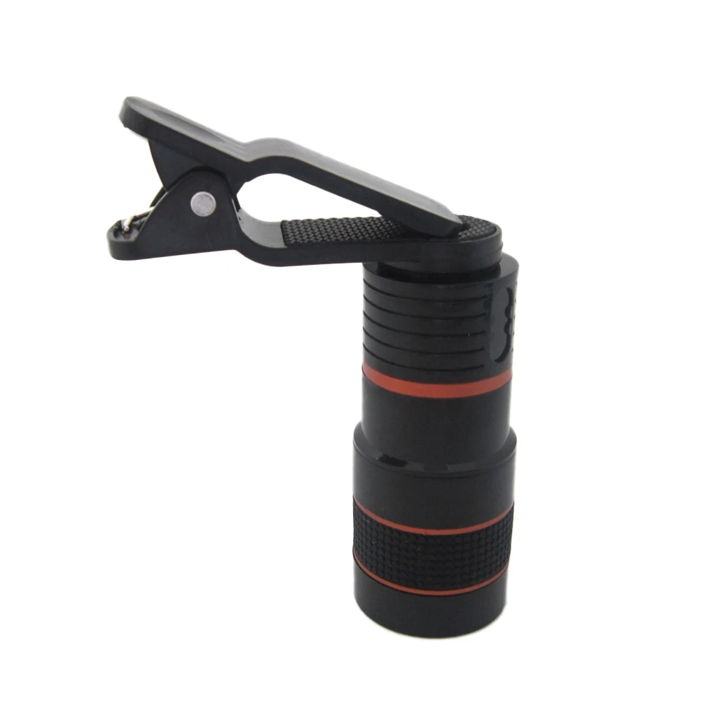 Universal Clip on 8x Zoom Camera Lens Telescope Telephoto Optical glass elements for cameras
