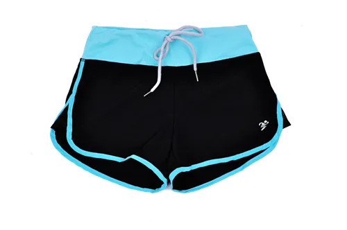 Для женщин укороченные штаны высококачественный Быстросохнущий дышащий Шорты для женщин Пояса сексуальный мини тонкий тренажерный зал Sweat Штаны тренировки одежда - Цвет: blue
