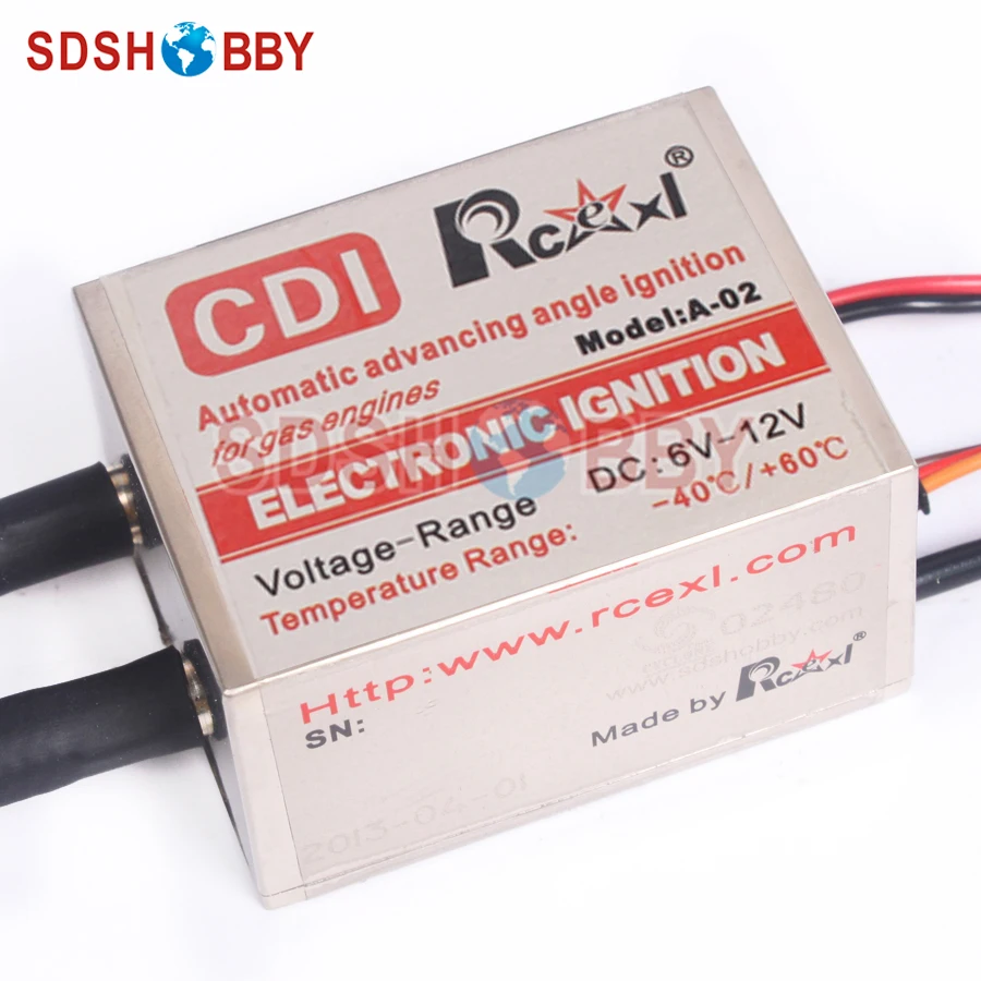 

Rcexl Twin Ignitions for CM6-10MM 120 Degree (A-02 6-14.4V 622a)