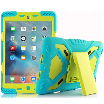 

HKHUIBANG case for iPad mini 2 3 4 kids safe case life waterproof shockproof stand cover for kid for iPad mini 4 heavy duty case