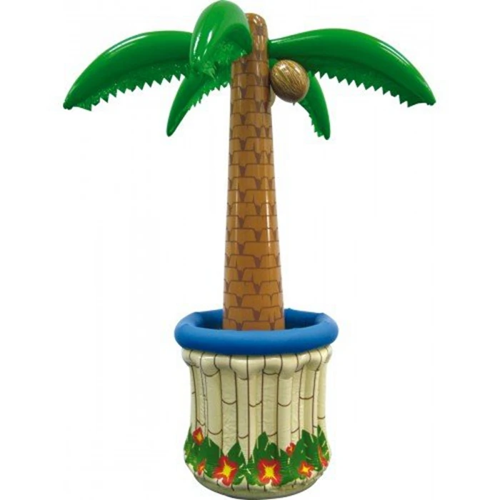 

Inflatable Palm Tree Cooler Party Supplies Beverage Buckets Holders Luau Holiday Supplies Water Pool Toys - 5.4 Feet Tall