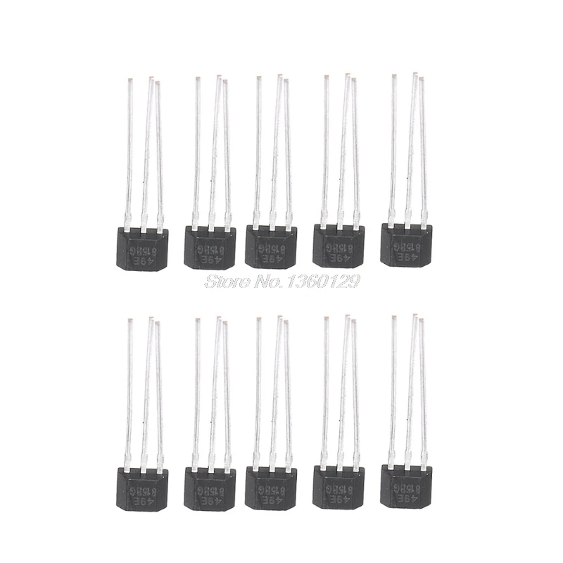 

10 pcs 49E Hall Element OH49E SS49E Hall Effect Sensor Linear Switch AUG28 Drop ship