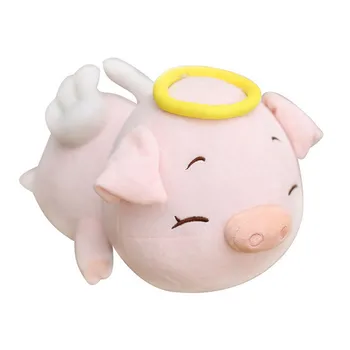 

Cute Lovers Pig Plush Toys Bow Pig Animals Doll Pillow Baby Appease Sleeping Doll Cotton Girl For Everyone