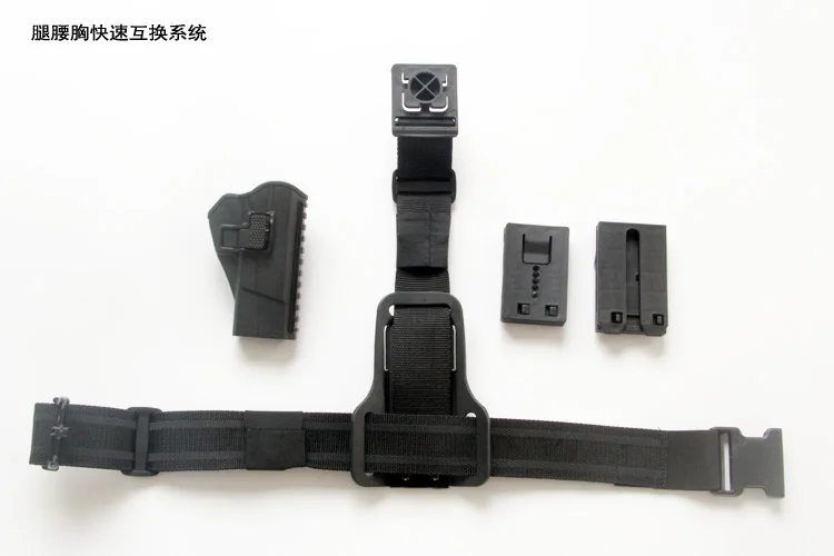 

Gun Holster Multifunction Leg Waist Chest Holster Platform Hunting Tactical Gun Case Airsoft Glock/92/92G/64/77/54/NP22/Revolve