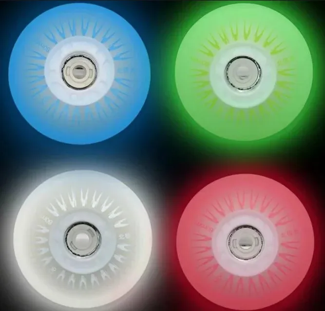 4 PCS 72/76/80mm LED فلاش زلاجات بعجلات مضمنة عجلات مع ABEC-7 محامل 90A عجلات اكسسوارات 4 PCS 72/76/80mm LED فلاش زلاجات بعجلات مضمنة عجلات مع ABEC-7 محامل 90A عجلات اكسسوارات