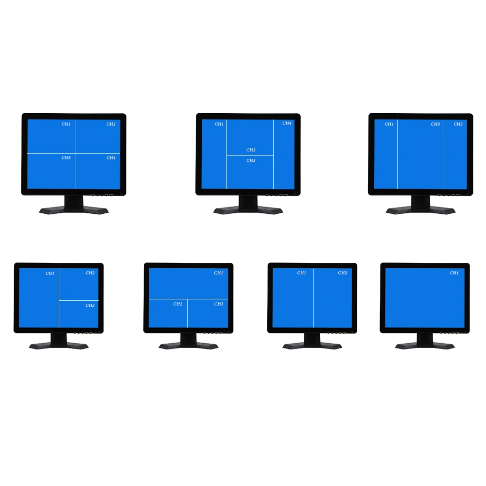 Tampilan Quad Tft-led Multimedia 3 Tampilan Quad Tft-led Multimedia 3