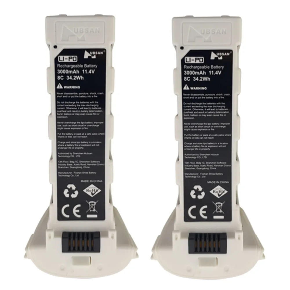 

2PCS 11.1V 3100mah lithium battery for Hubsan H117S Zino brushless aerial camera quadcopter spare parts drone battery