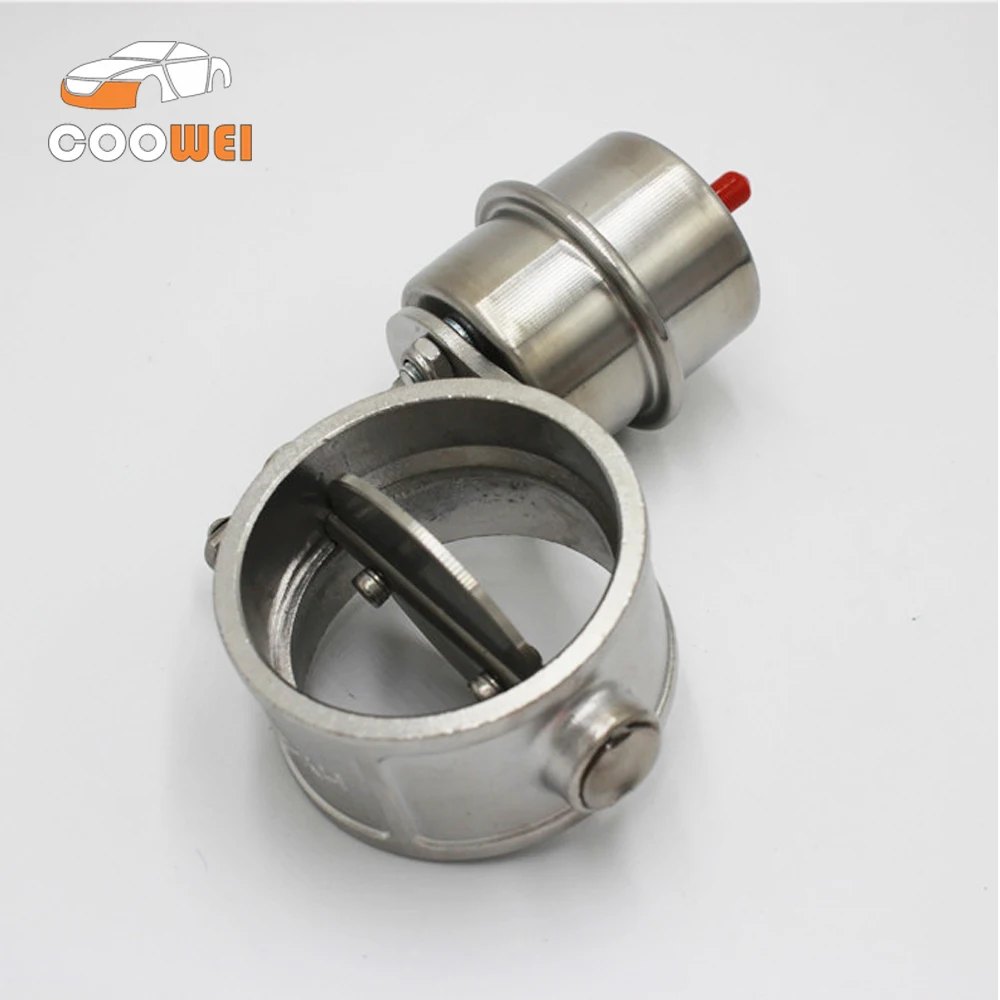

2.5''inch Stainless steel Variable Exhaust Control Valve Set Vacuum Actuator 63 MM pipe Open Style