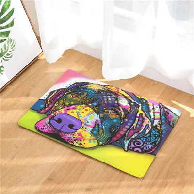 Приветственные напольные коврики животные масло собака печатных ванная кухня ковры коврики коврик с изображением кошки для гостиной противоскользящие Tapete - Цвет: 6