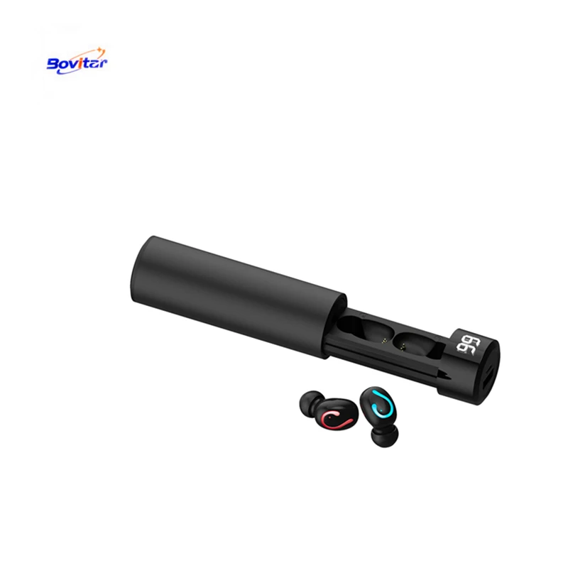 Bluetooth наушники Bovitar 5 0 с цифровым дисплеем для Xiaomi и других телефонов|Наушники