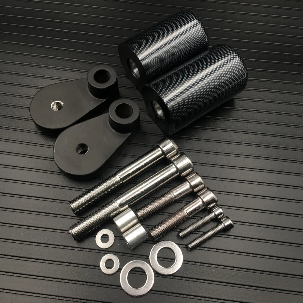 Carbon Fiber Motorcycle Frame Sliders Crash Protector For Honda CBR1000RR 2004 2005 2006 2007