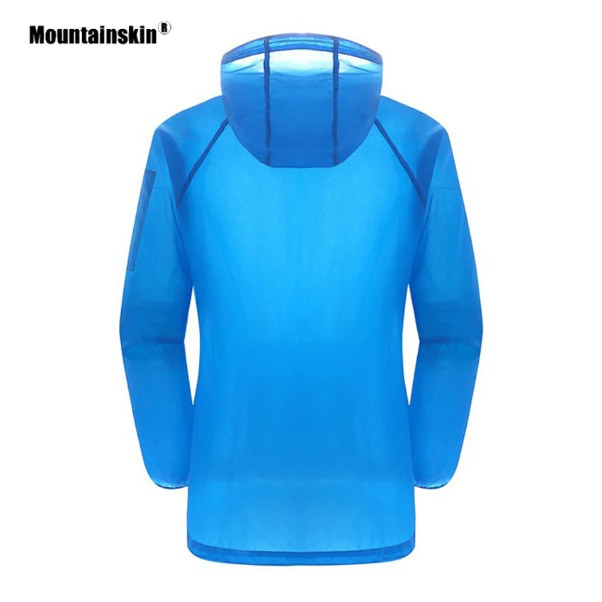 Mountainskin мужские и женские тонкие быстросохнущие походные куртки для активного