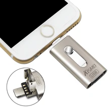 Kismo 3 in 1 i Flash Drive HD Memory Stick Metal Otg Micro USB Flash Drive