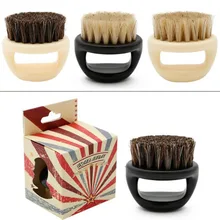 Щетина для волос Мужская кисть для бритья Парикмахерская для мужчин удаление бороды для лица приспособление для бритья щетка для бритья с деревянной ручкой для мужчин